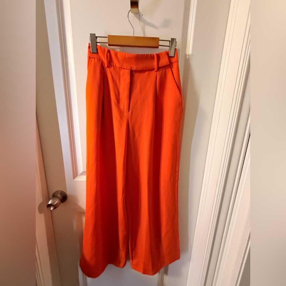 Ever New Bright Orange straight-Leg Pants